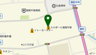 OUTSIDE THE BOXららぽーと湘南平塚店の地図画像