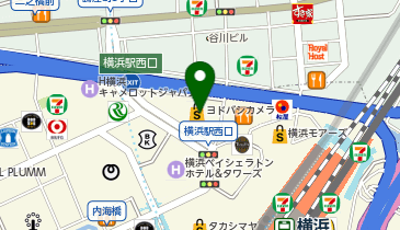 石井スポーツヨドバシ横浜店の地図画像