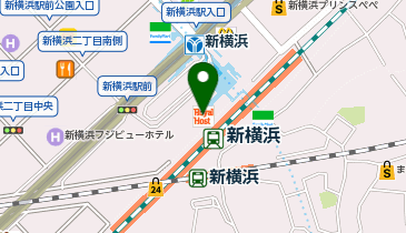 ビックカメラ新横浜店の地図画像
