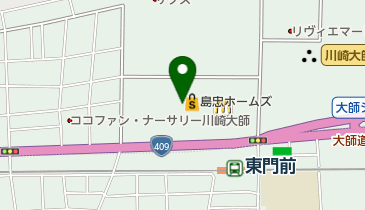 島忠ホームズ川崎大師店の地図画像