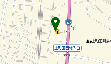 ニトリ大和店の地図画像