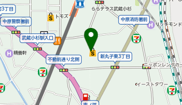 Francfrancグランツリー武蔵小杉店の地図画像