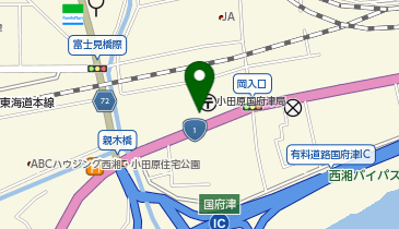 葉山家具小田原店の地図画像