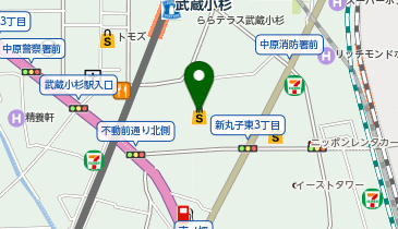 unico武蔵小杉の地図画像