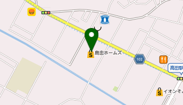 ニトリ港北高田店の地図画像