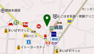 天一書房綱島店の地図画像