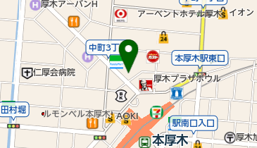 (株)有隣堂厚木店の地図画像