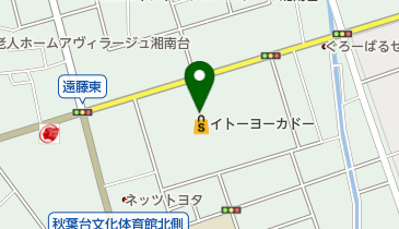くまざわ書店湘南台店の地図画像