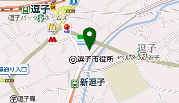 くまざわ書店新逗子店の地図画像