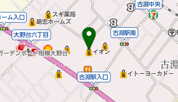 未来屋書店相模原店の地図画像