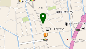 ブックオフ厚木妻田店の地図画像