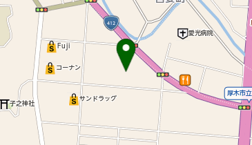 ブックオフ厚木戸室店の地図画像