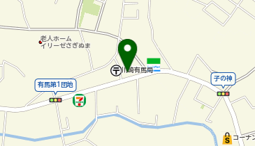 ブックオフ川崎東有馬店の地図画像