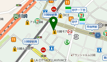 ブックオフSUPER BAZAAR川崎モアーズ店の地図画像