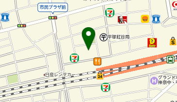 ブックオフ平塚駅西口店の地図画像