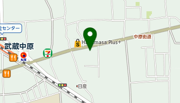 ブックオフ武蔵中原店の地図画像