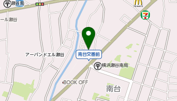 ブックオフSUPER BAZAAR横浜瀬谷南台店の地図画像