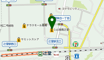 ブックオフSUPER BAZAAR Luz湘南辻堂店の地図画像