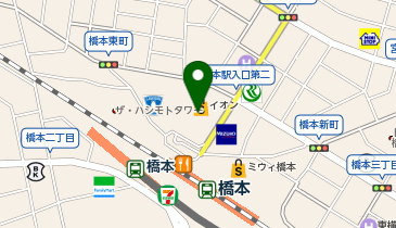 ブックオフイオン橋本店の地図画像