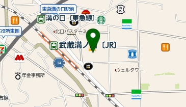 Luck Rackマルイファミリー溝口店の地図画像