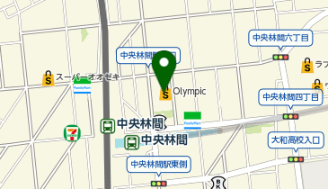 Olympic中央林間店の地図画像