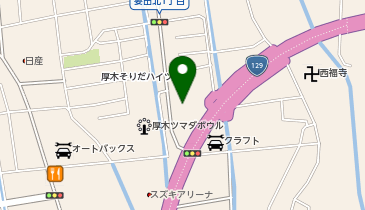 ダイソー厚木妻田店の地図画像