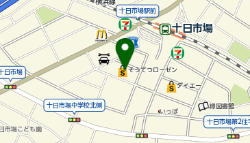 ダイソーそうてつローゼン十日市場店の地図画像