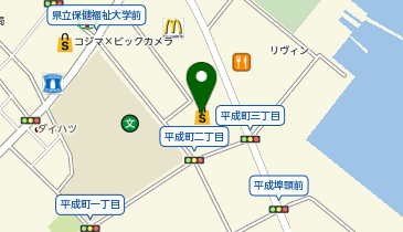 ダイソーヴィスポ横須賀店の地図画像