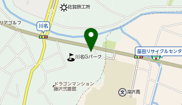 ダイソー藤沢川名店の地図画像