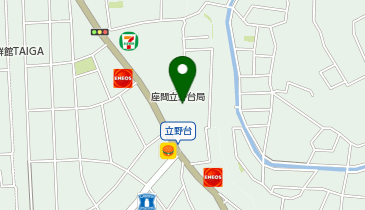 ダイソーハーモス座間店の地図画像