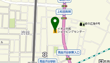 ダイソーイオン大和店の地図画像