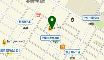ダイソー三和富士見店の地図画像