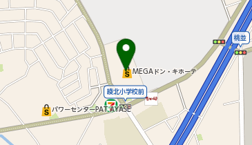 ダイソーMEGAドン・キホーテ綾瀬店の地図画像