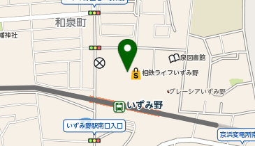 ダイソー相鉄ライフいずみ野店の地図画像