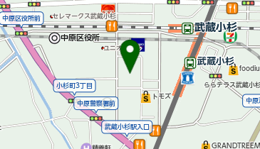 ダイソーイトーヨーカドー武蔵小杉駅前店の地図画像