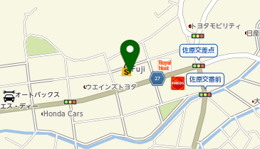 Seriaフジ佐原店の地図画像