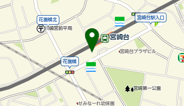 ダイソートラペズ宮崎台店の地図画像