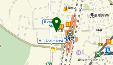 Seria西友鶴見店の地図画像
