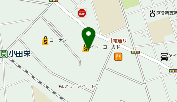 ダイソーイトーヨーカドー川崎店の地図画像