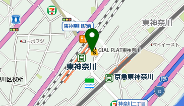 au Styleシァルプラット東神奈川の地図画像
