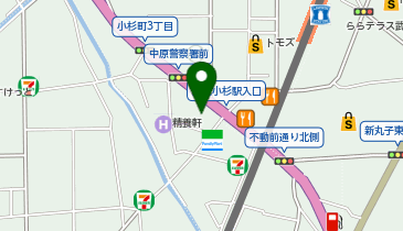 ドコモショップ武蔵小杉法政通り店の地図画像