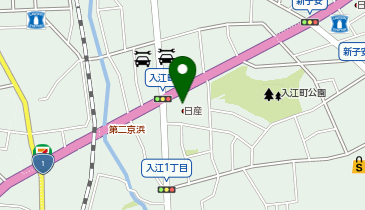 日産神奈川子安店の地図画像