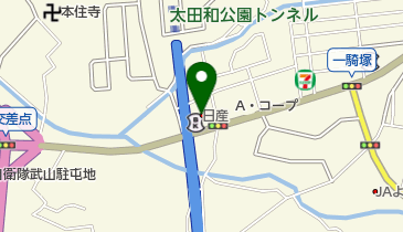 日産神奈川横須賀林店の地図画像