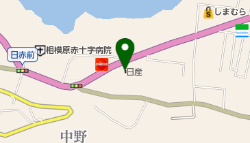 日産神奈川津久井店の地図画像