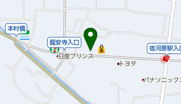 日産神奈川登戸店の地図画像