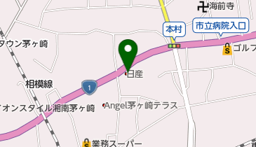 日産神奈川茅ヶ崎本村店の地図画像