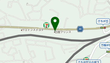 日産神奈川二俣川店の地図画像