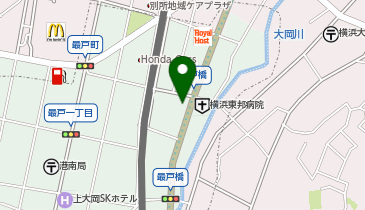 日産神奈川上大岡店の地図画像