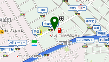 日産神奈川中店の地図画像