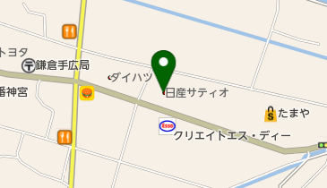 日産サティオ湘南鎌倉手広店の地図画像